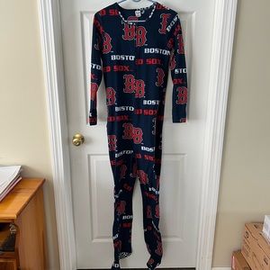 Boston Red Sox footie pajamas